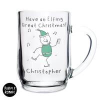 Personalised Purple Ronnie Christmas Elf Tankard Extra Image 1 Preview